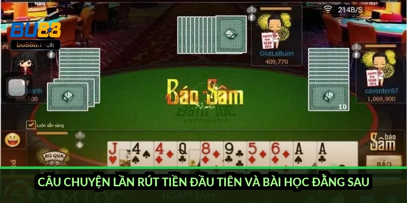 Câu chuyện lần rút tiền đầu tiên và bài học đằng sau
